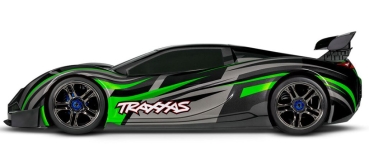 TRX64077-3GRN X0-1 grün 1/7 4WD Onroad Supercar RTR Brushless, mit TSM